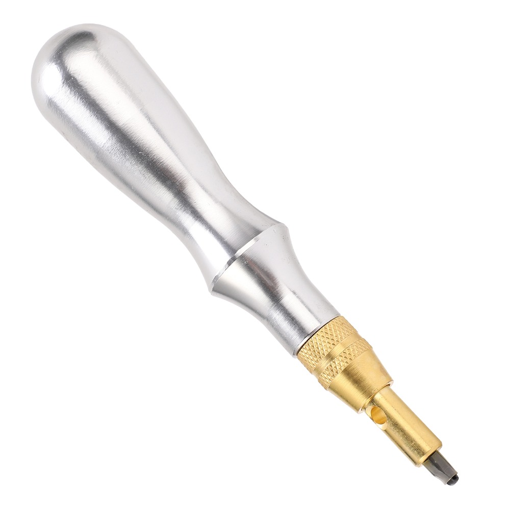Groover Stitching Tool - 7 adet Alüminyum Saplı Dikiş Kanal