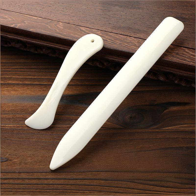 Bone Folder Tool - 2 Adet Aşınmaya Dayanıklı Deri İşleme