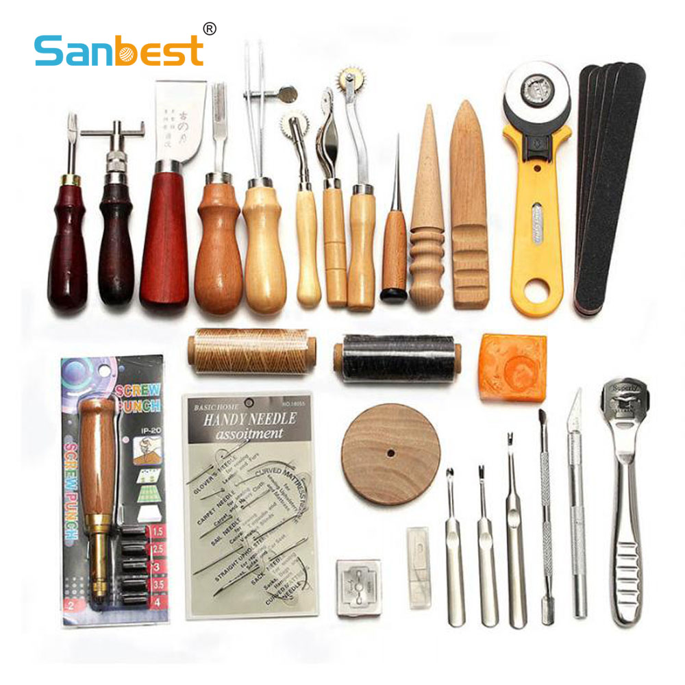 Groover Stitching Tool - Sanbest profesyonel deri zanaat araçları kiti