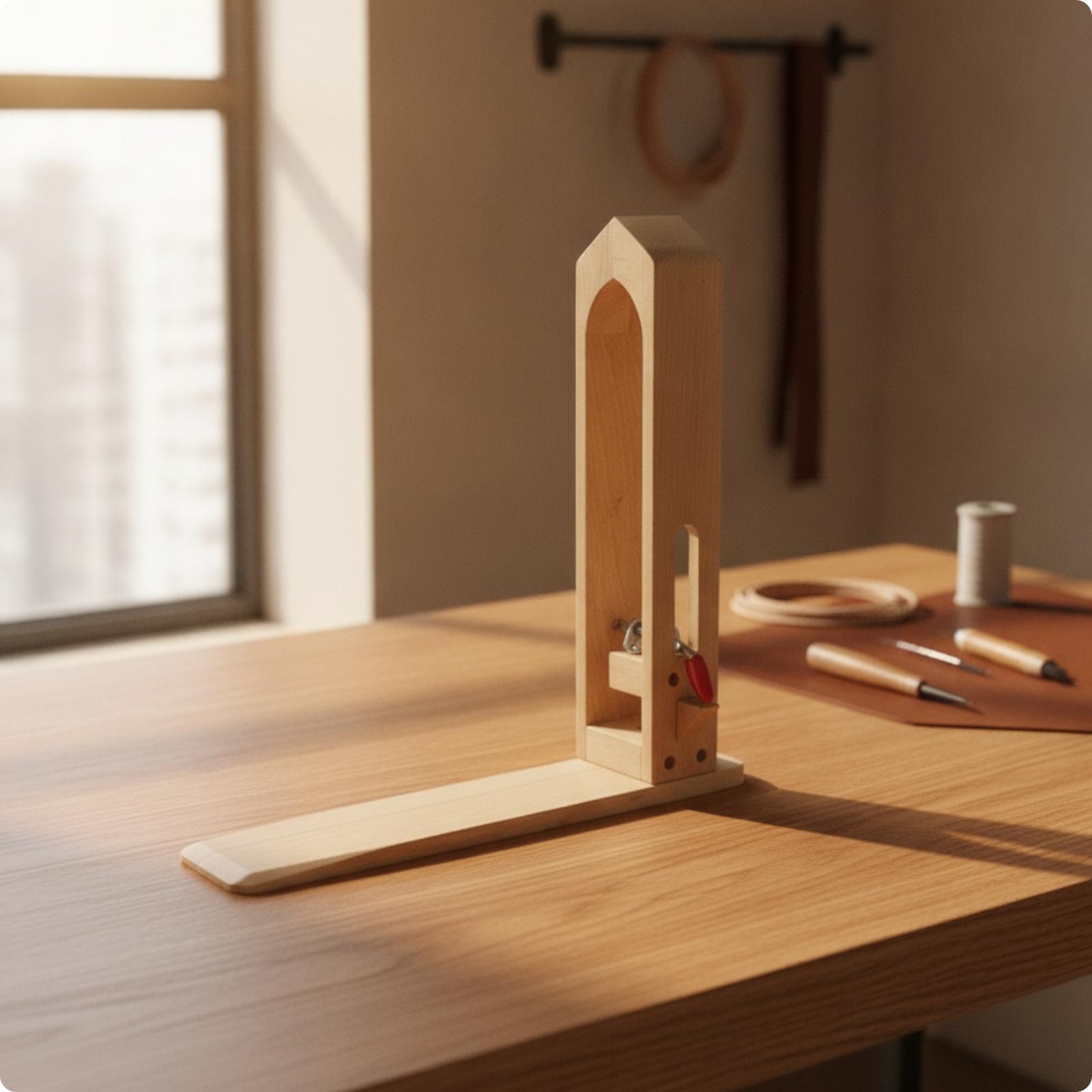 Kayın Ağacı Deri Dikiş Kelepçe - Leatherwork Hand Press incelemesi ve fiyatı