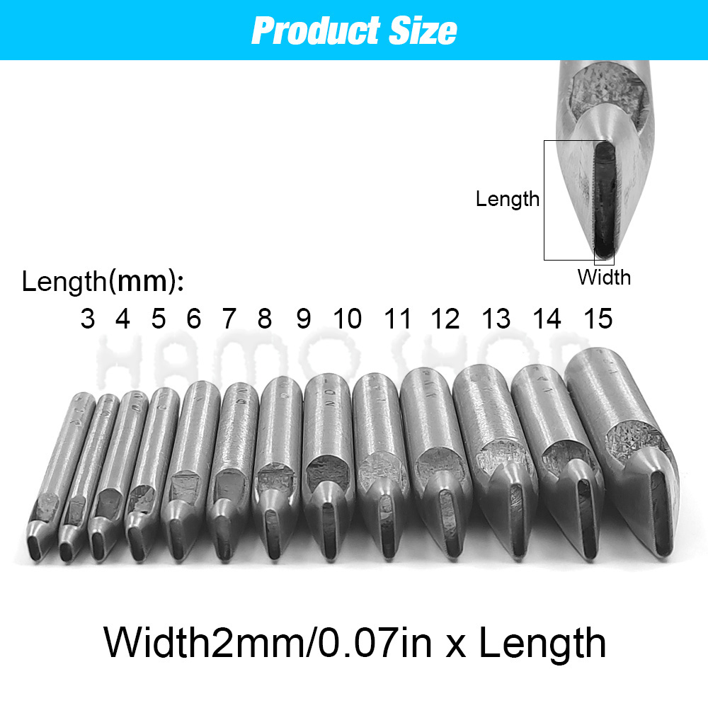 2mm/3mm Genişlikte Deri Oval Ş - Rivet Setter Tool incelemesi ve fiyatı